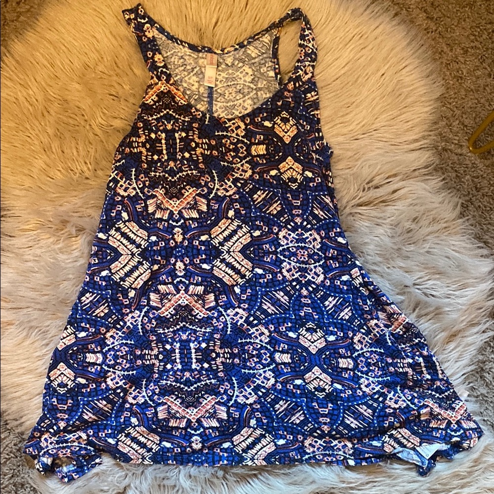 3/$8 Blue Patterned Tank